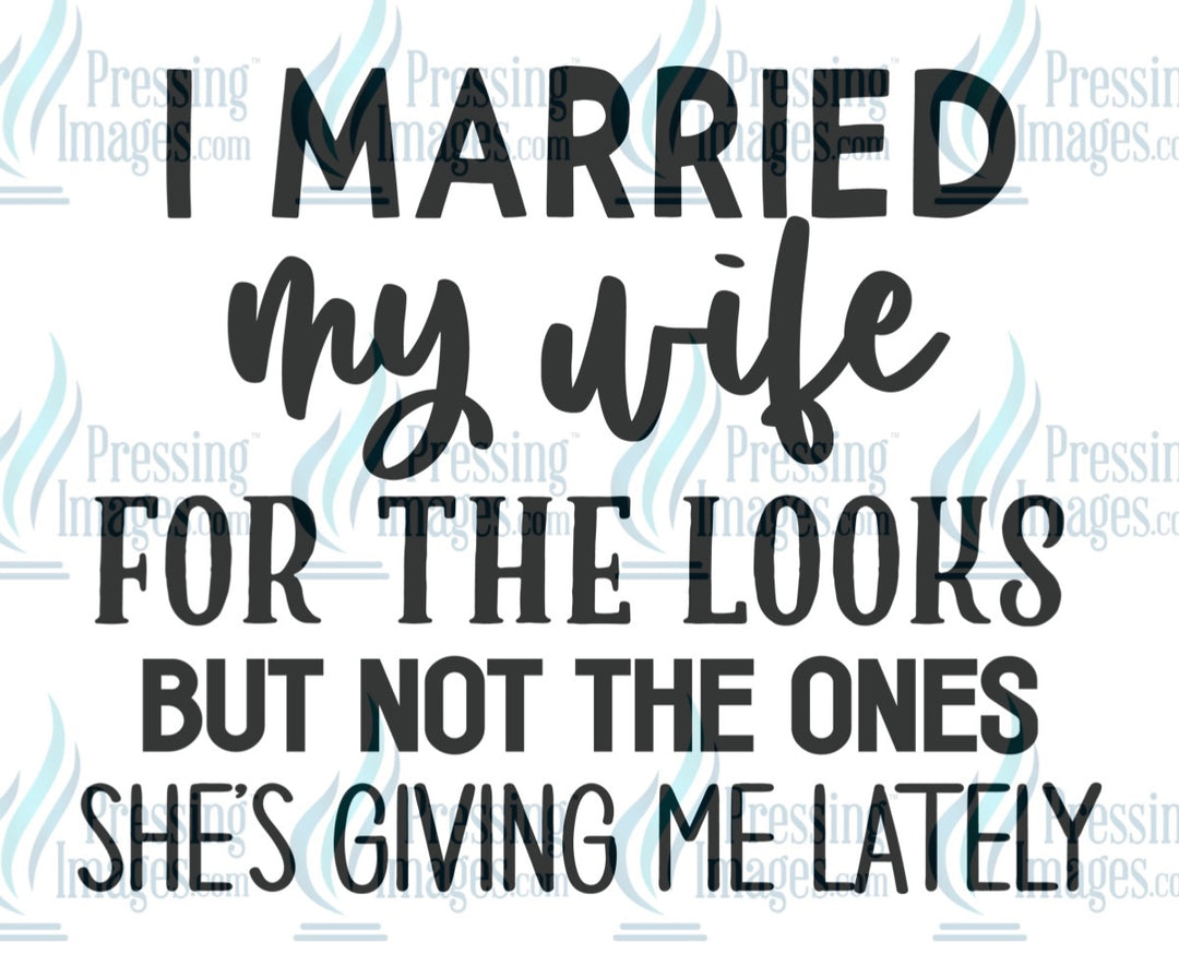 Decal: 198 I married my wife