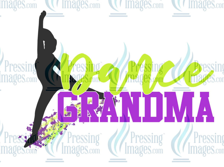Decal: Dance grandma green