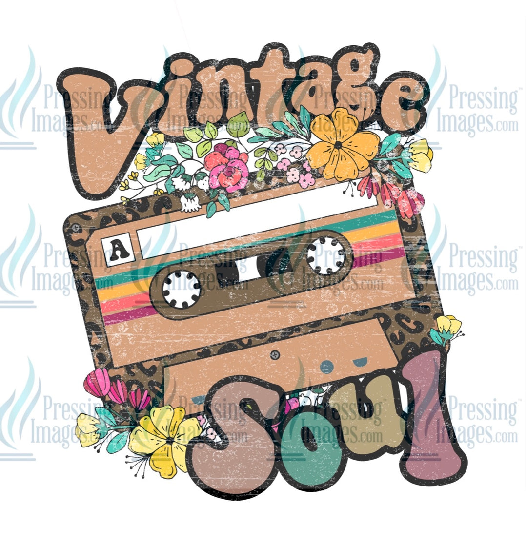 Decal 4126 Vintage soul cassette tape
