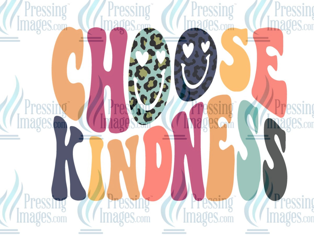 Decal: Choose Kindness colors
