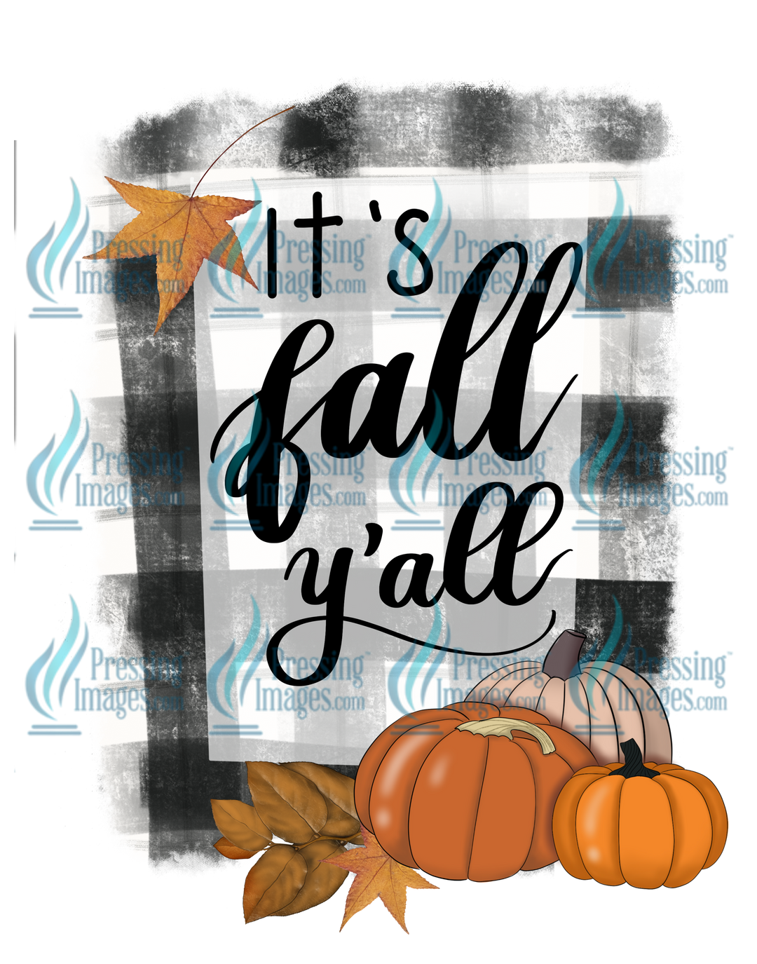 Decal: 1078 Fall Pumpkin Sublimation
