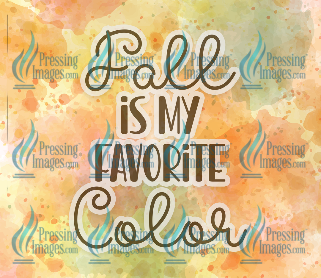 4055 Fall Is My Fav Color Tumbler Wrap