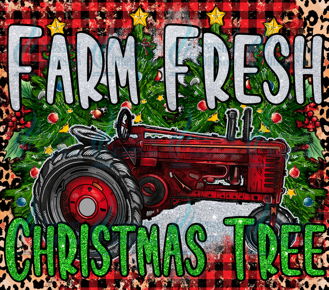 5428 Farm Fresh Christmas Tree Tumbler Wrap