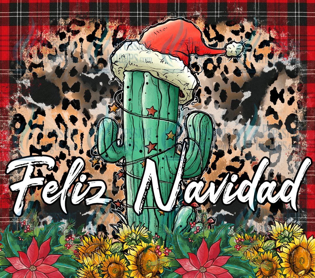 5434 Feliz Navidad Tumbler Wrap