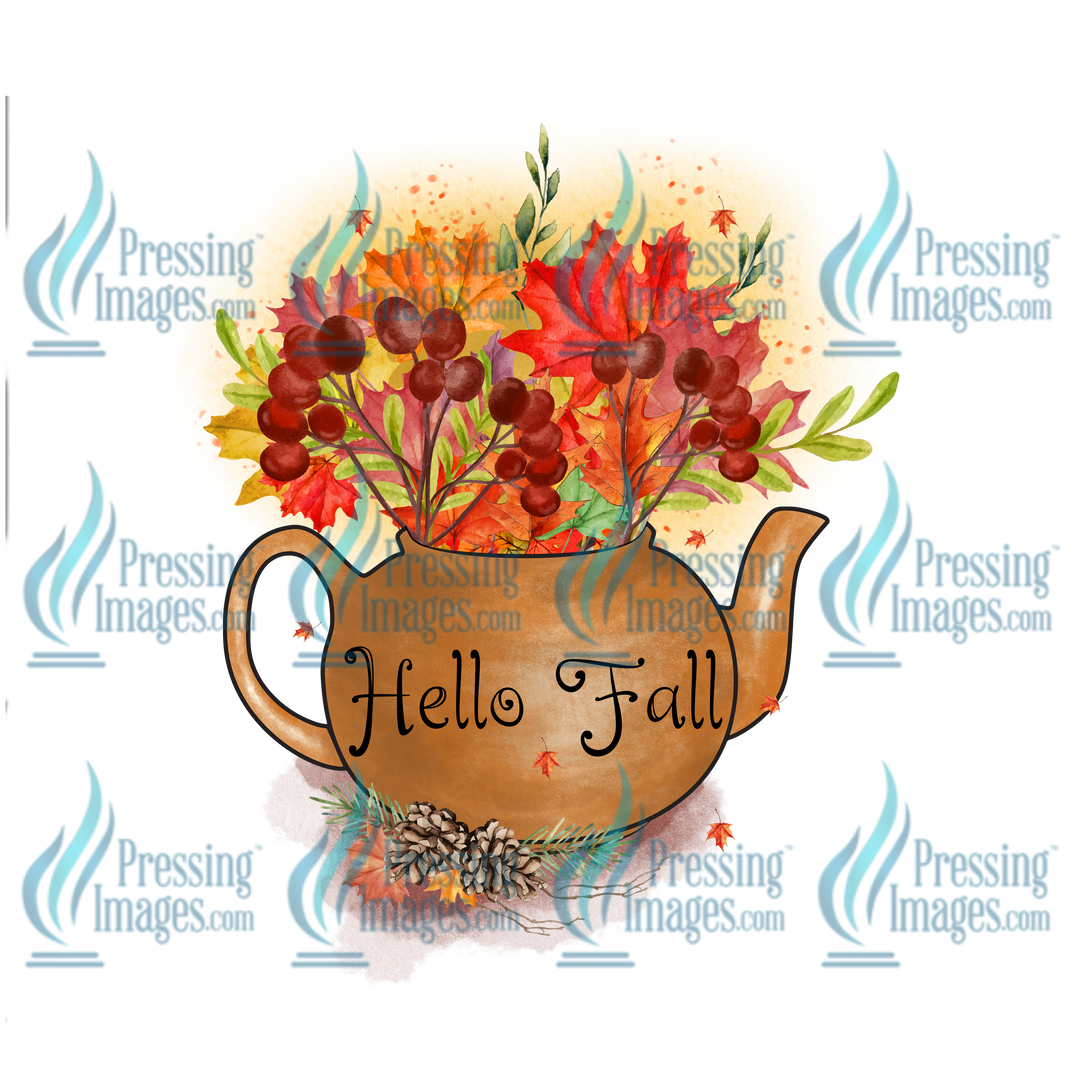 Decal: 1108 Hello Fall Sublimation
