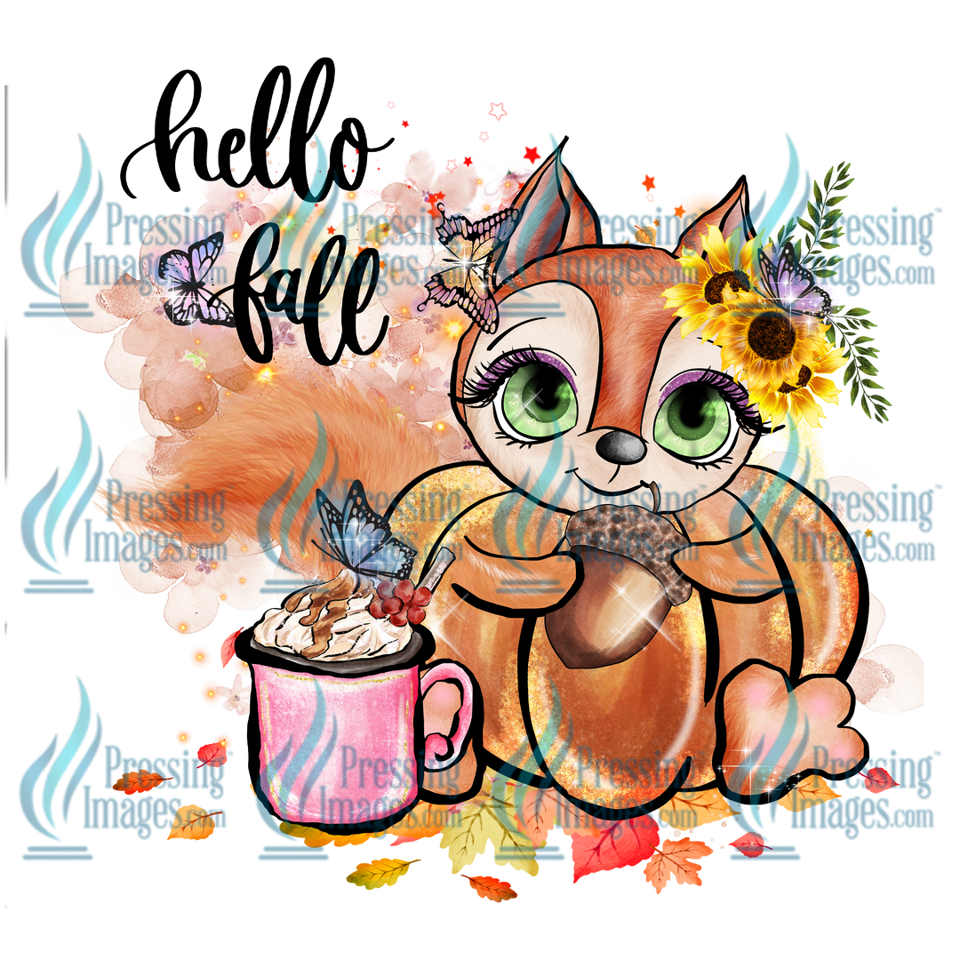 Decal: 1109 Hello Fall Sublimation