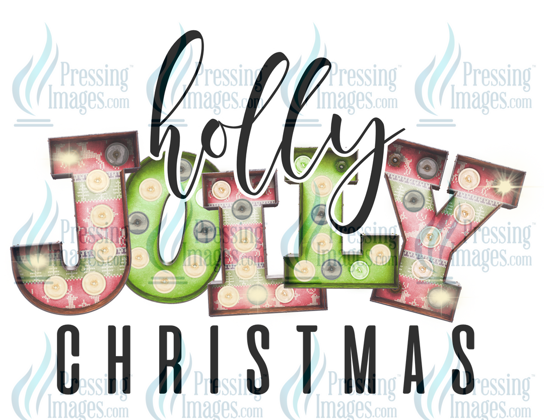 Decal: 1631 Holly Jolly Christmas