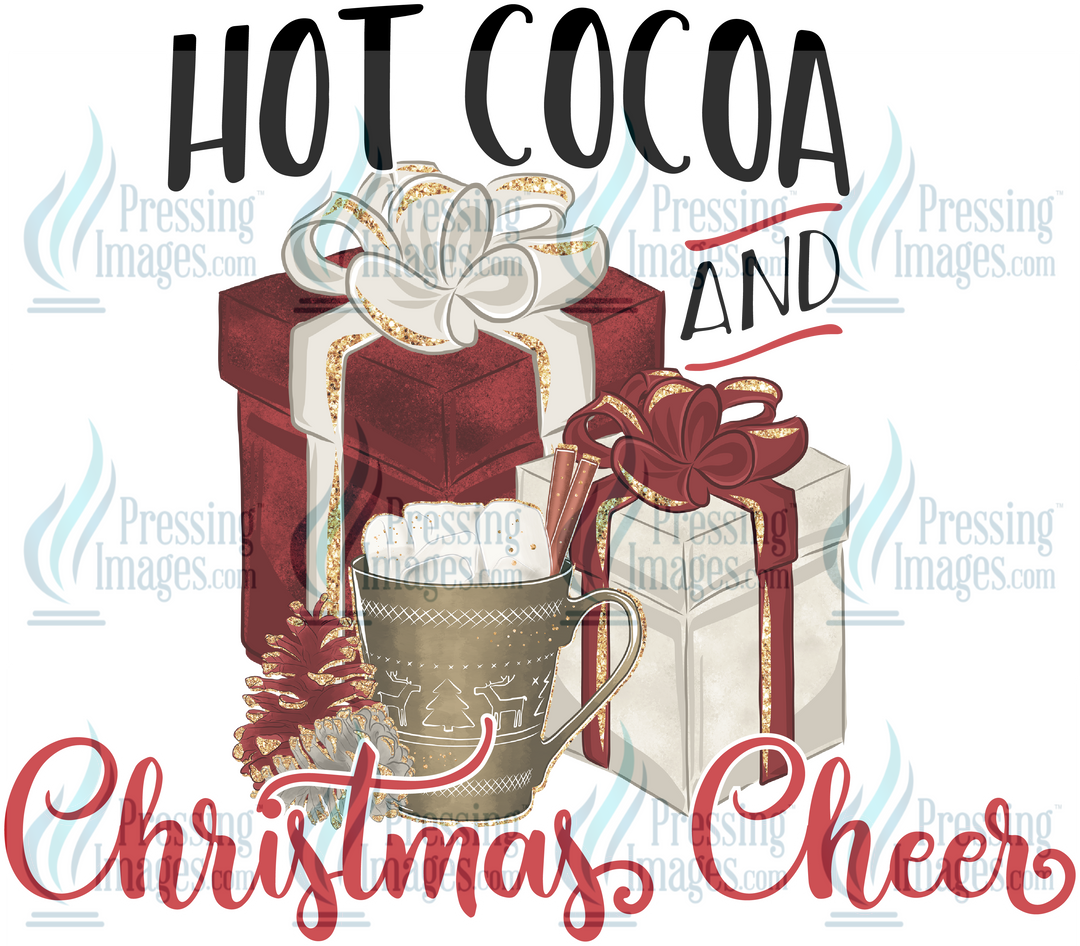 Decal: 1634 Hot Cocoa And Christmas Cheer