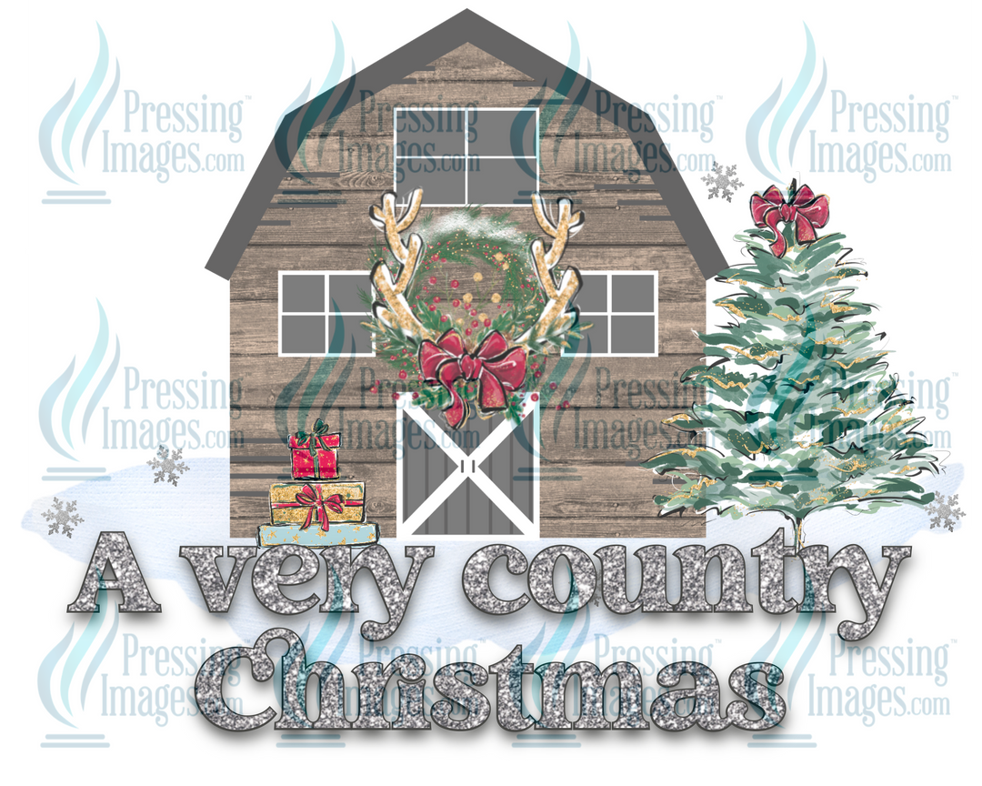 Decal: 1666 A very country christmas