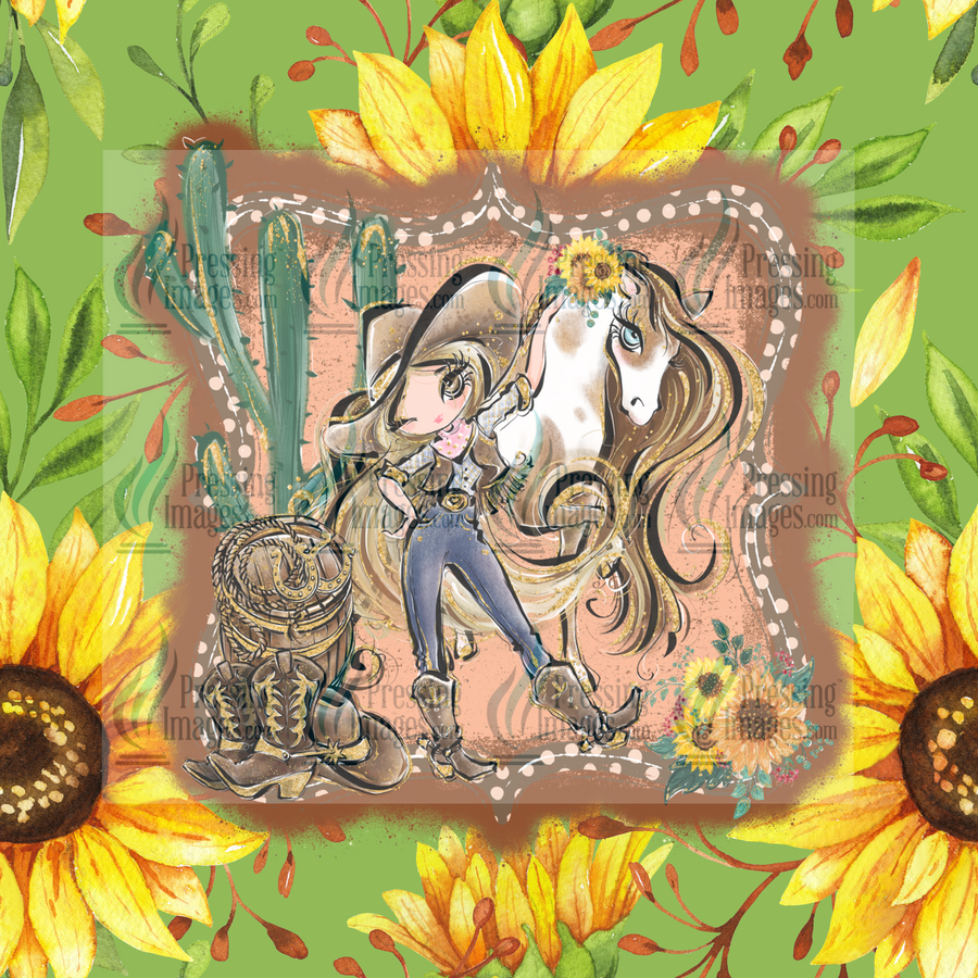 6485 Howdy Darling Tumbler Wrap.