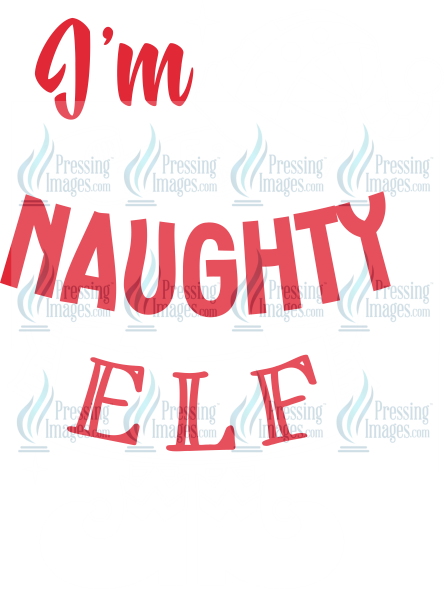 Decal: 1655 I'm the naughty elf