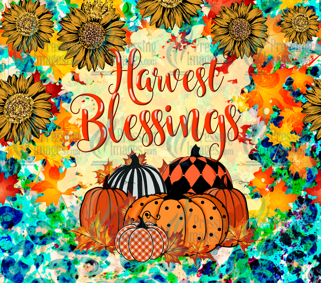 6112 Harvest Blessings Tumbler Wrap