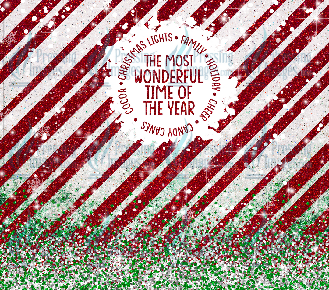 5557 Most Wonderful Time Of The Year Tumbler Wrap