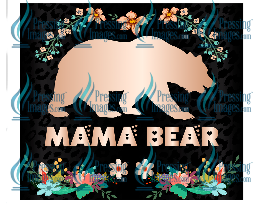 5115 Mama Bear Tumbler Wrap