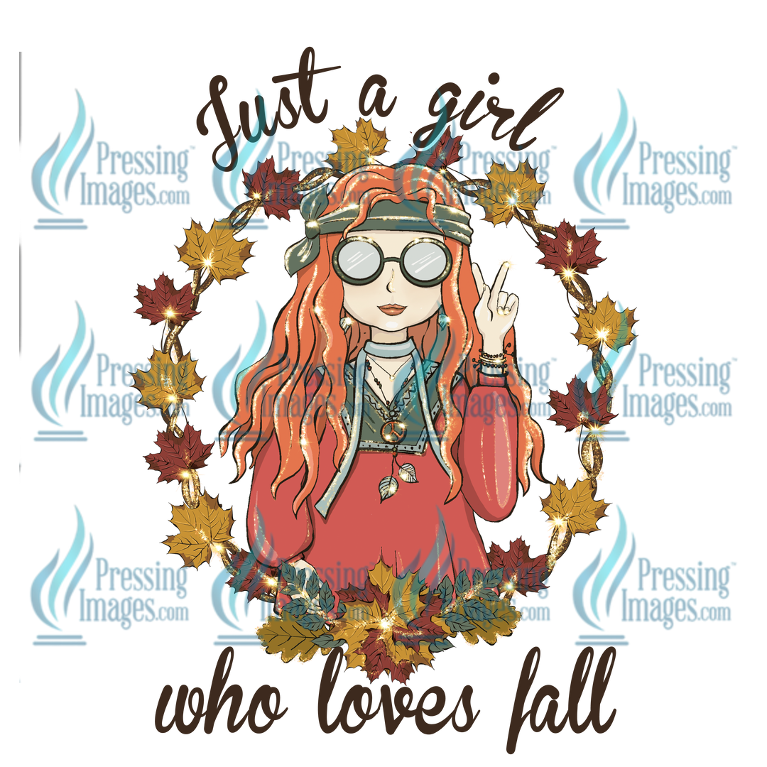 Decal: 1148 Just A Girl Who Loves Fall