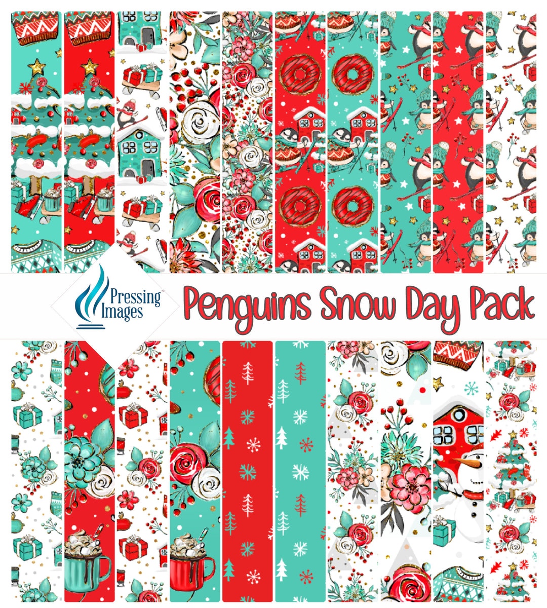 Penguins Snow Day Pack