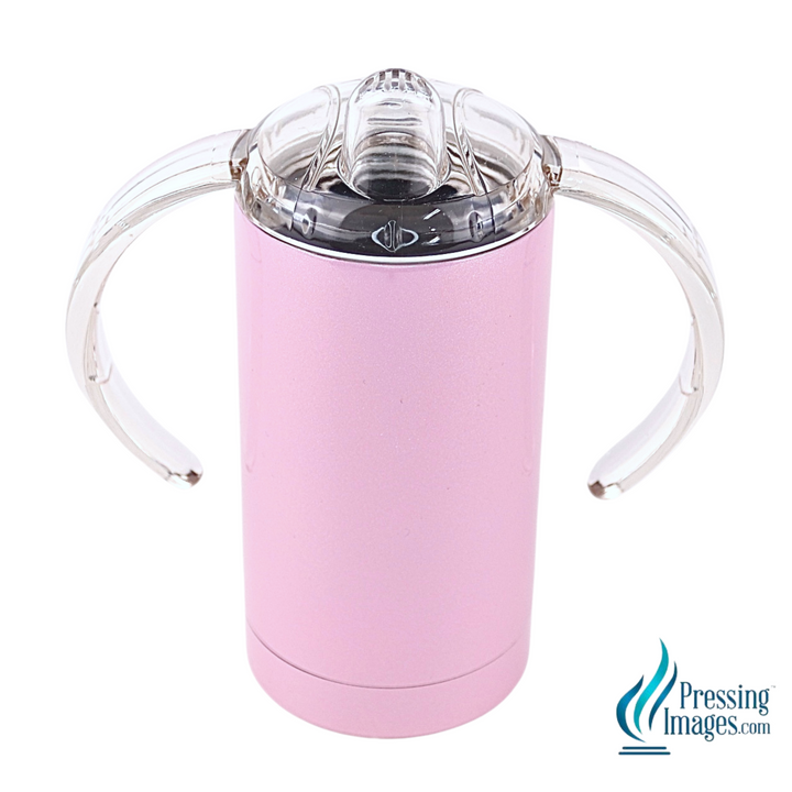 12oz Pink Shimmer Sippy Cup - sub ready - 110027
