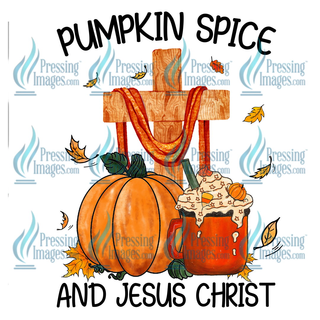 Decal: 1155 Pumpkin Spice And Jesus Christ