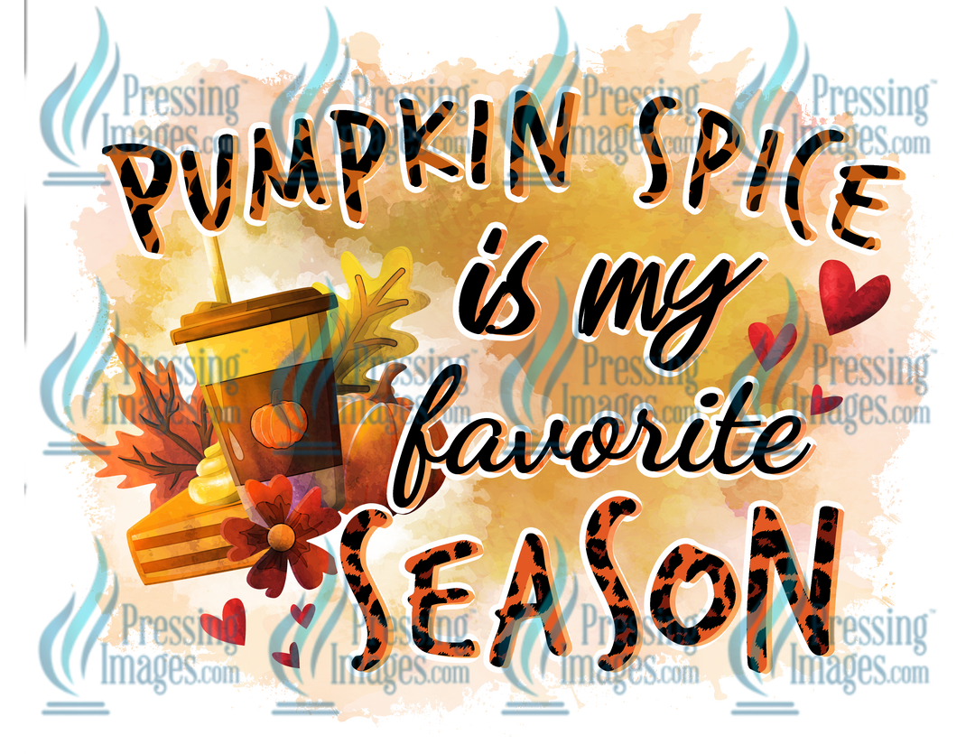 Decal: 1156 Pumpkin Spice Is My Favorite Season