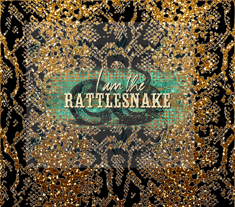 6546 Rattlesnake Tumbler Wrap.