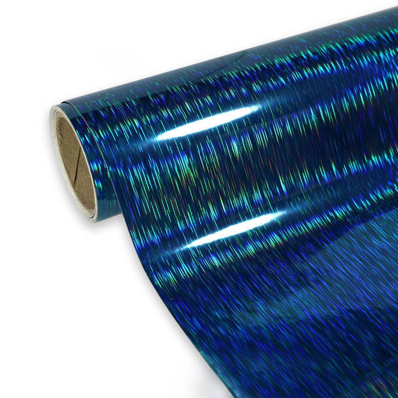 Royal Blue Brushed Holographic Vinyl