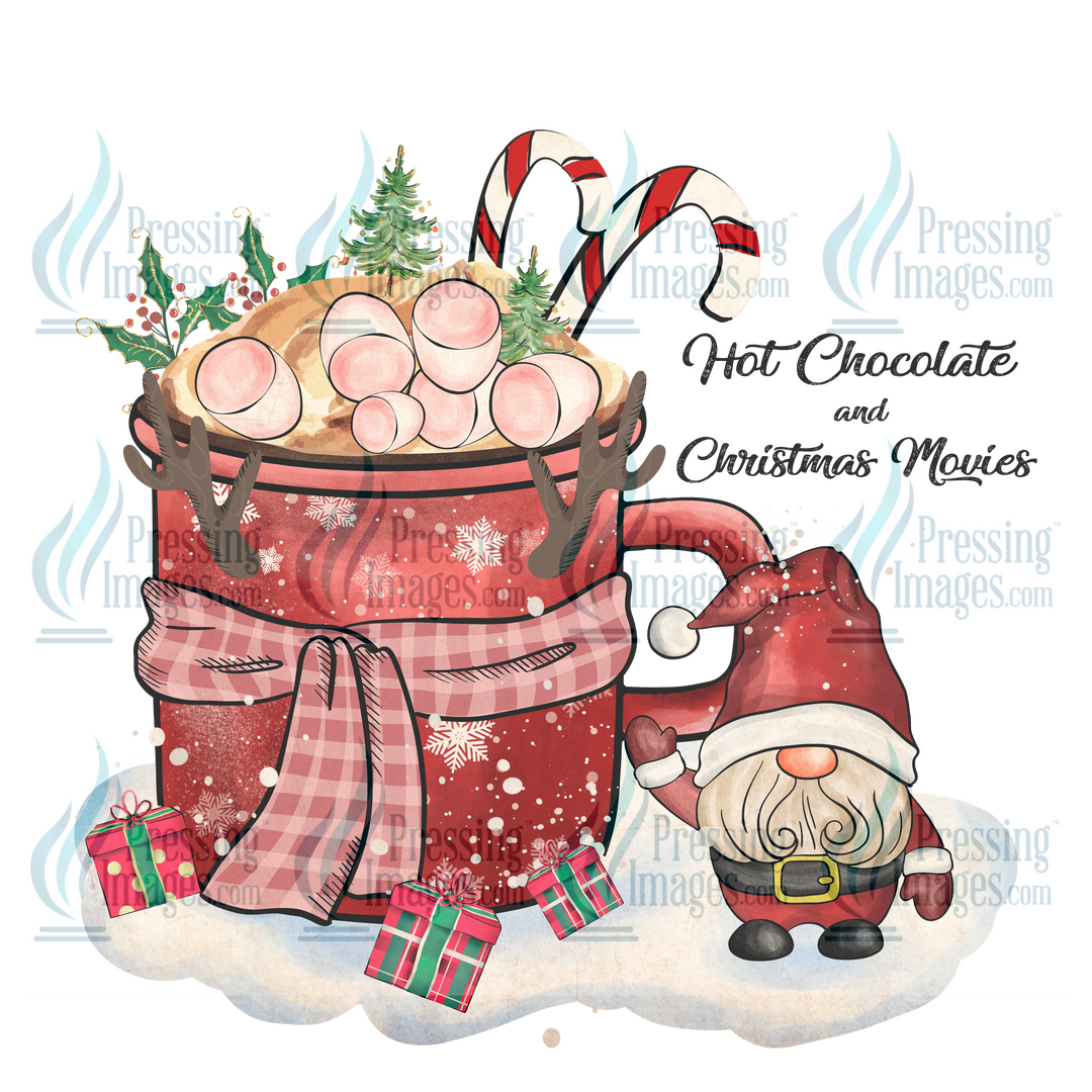 Decal: 1833 Hot Chocolate and Christmas Movies