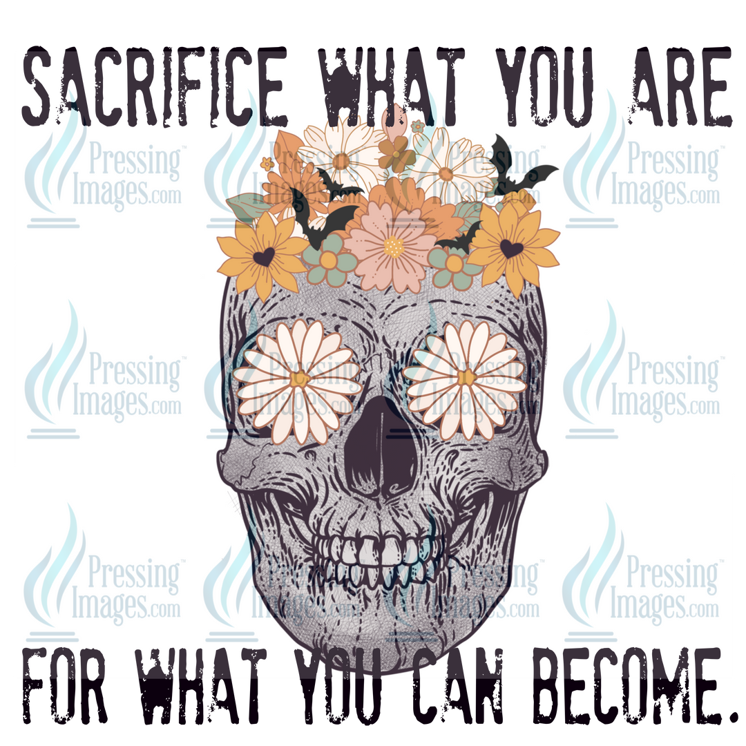 Decal: 1996 Sacrifice what you are for what you can become.