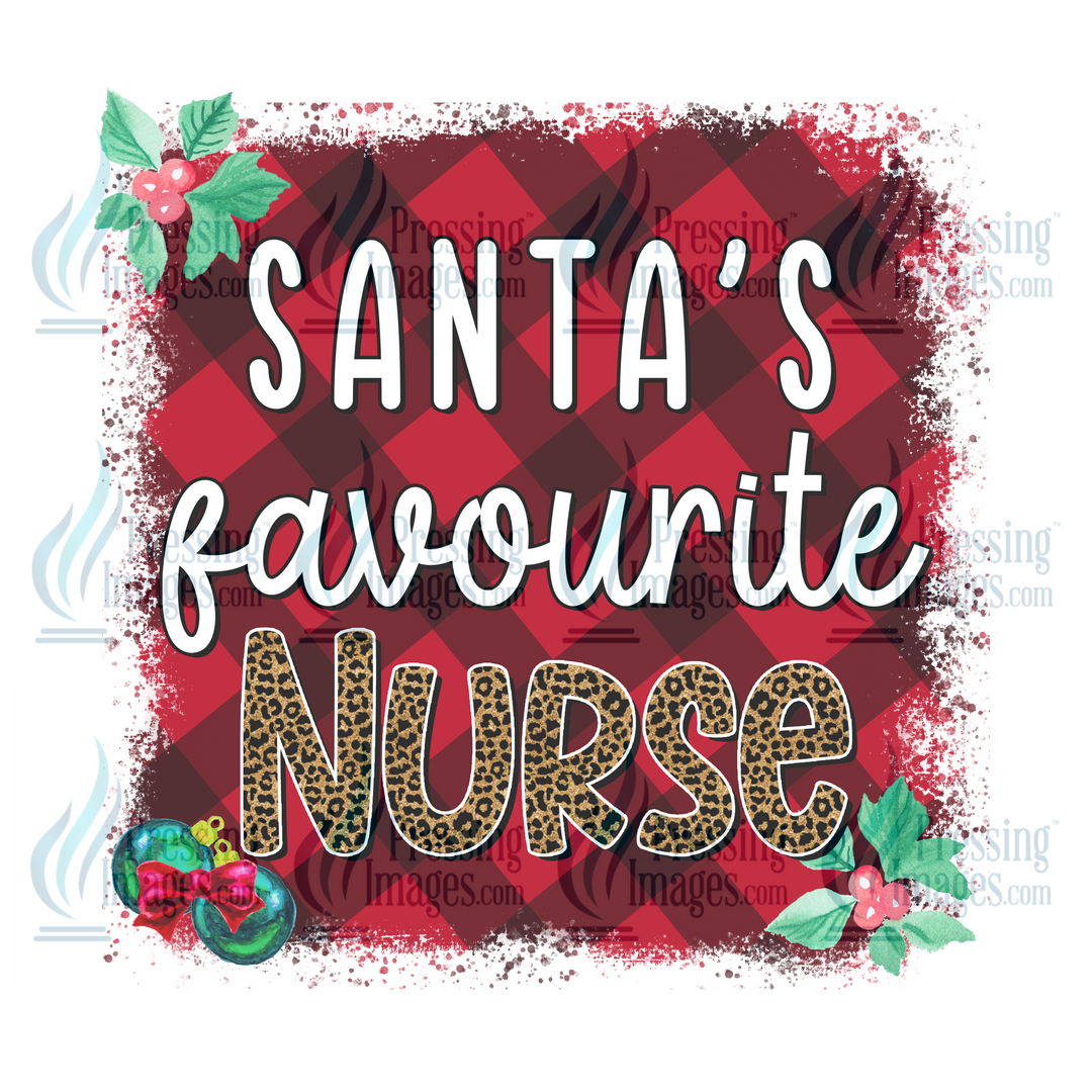 Decal: 1829 Santas favourite nurse