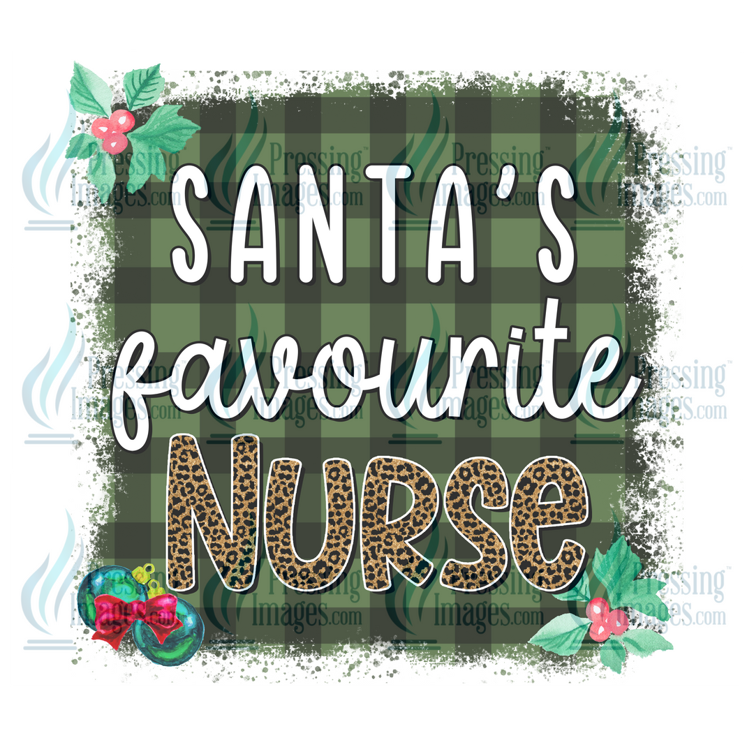 Decal: 1830 Santas favourite nurse