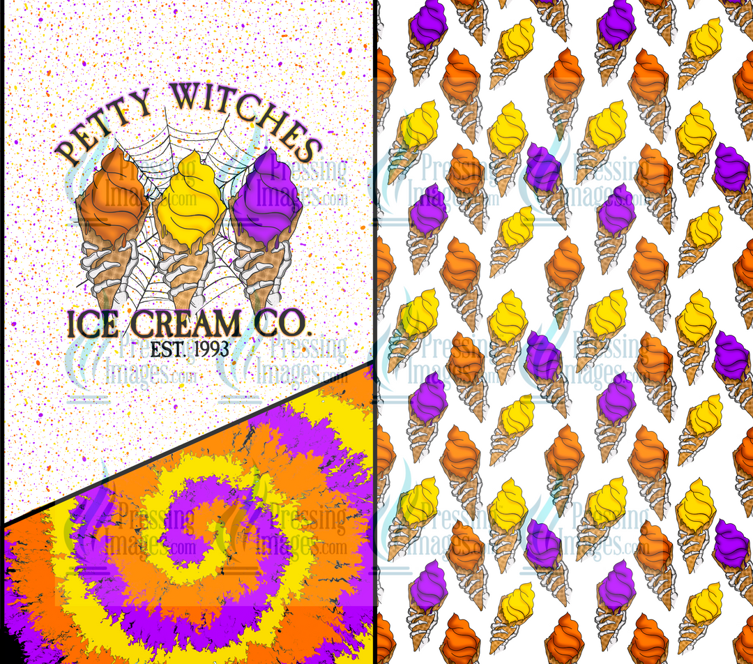 6471 Witchy ice cream Tumbler Wrap