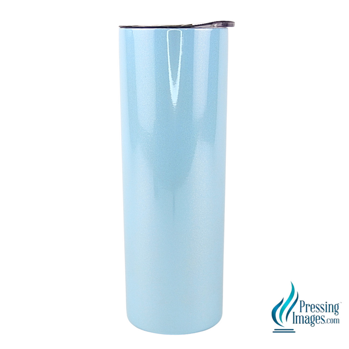 Blue Shimmer Skinny Tumbler - STRAW NOT INCLUDED - 110022