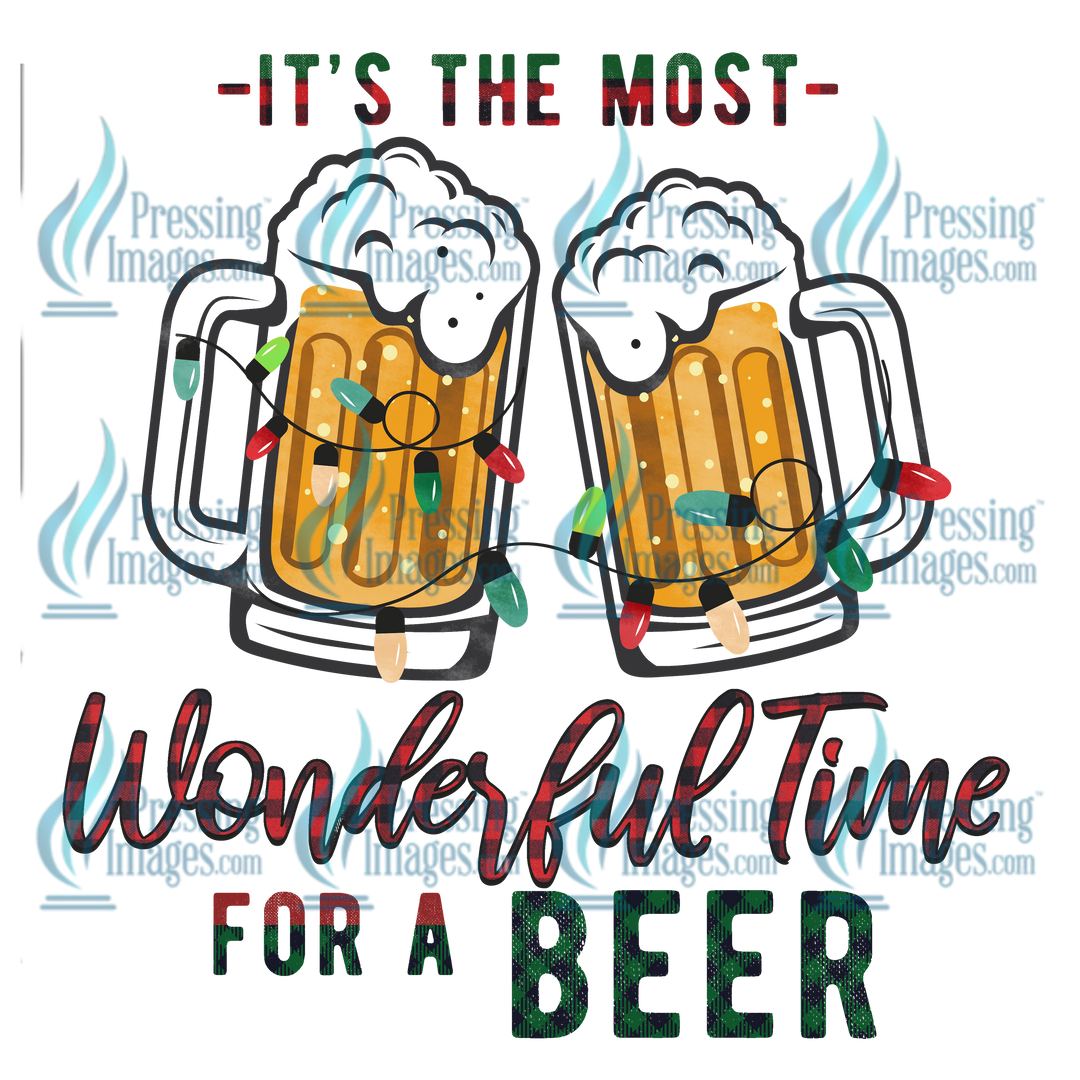 Decal: 1326 It's The Most Wonderful Time For A Beer