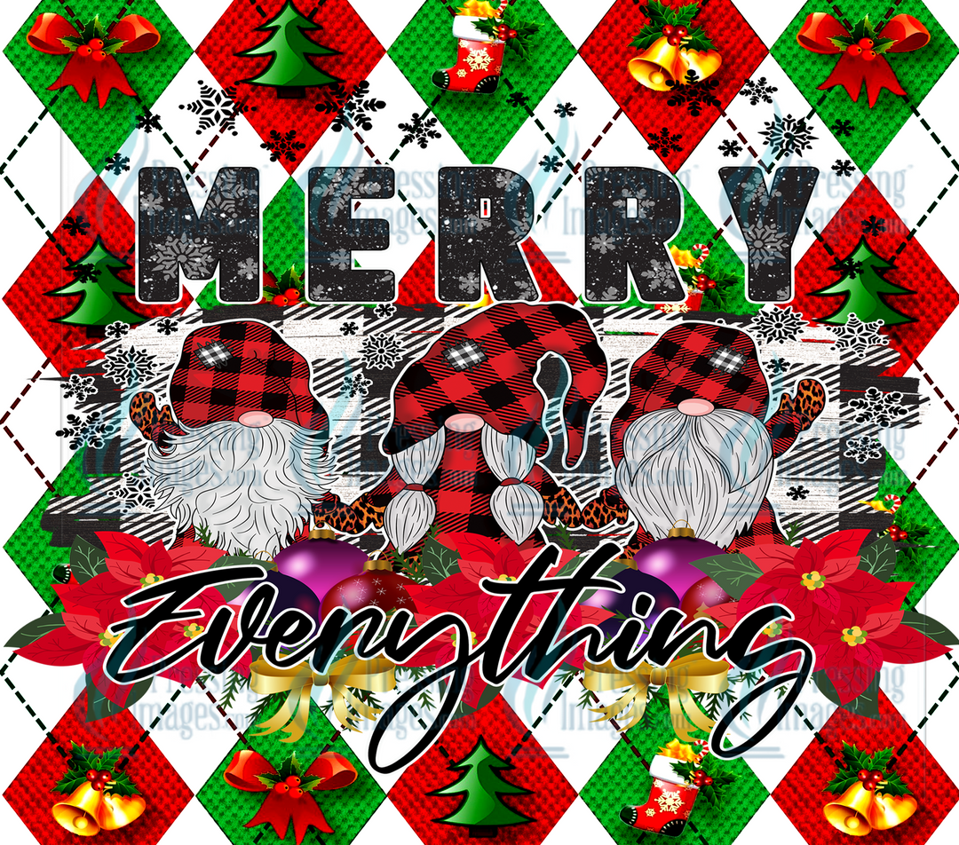 6069 Merry Everything Tumbler Wrap