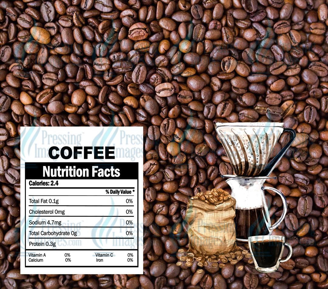 1220 Coffee Nutrition Facts Wrap