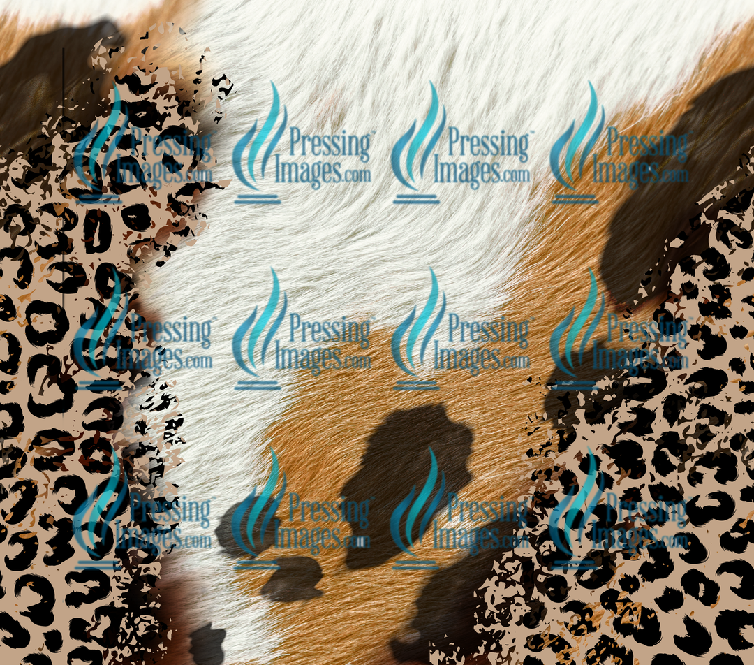 3009 Cow And Leopard Tumbler Wrap