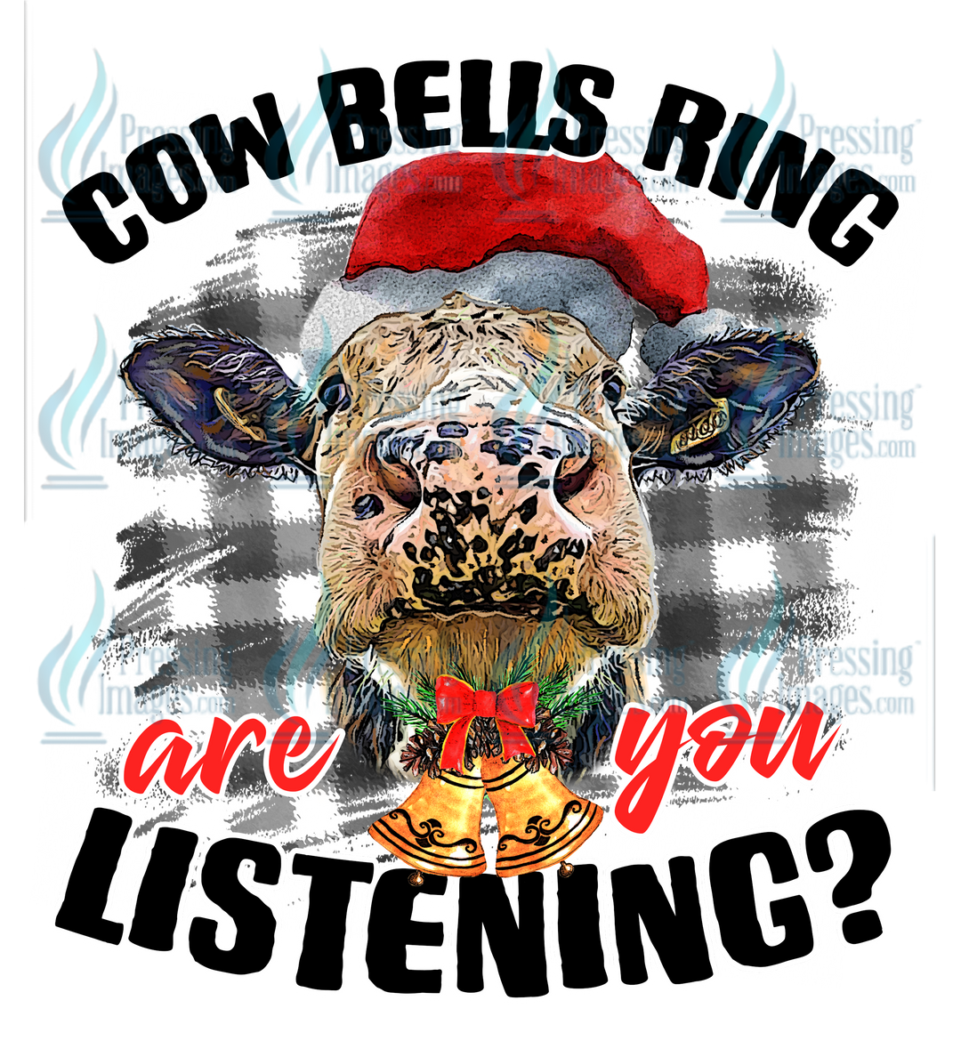 6077 Cow Bells Ring Are You Listening Tumbler Wrap