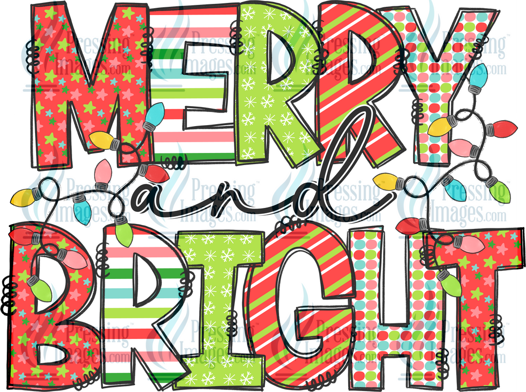 Decal: 1580 Merry And Bright