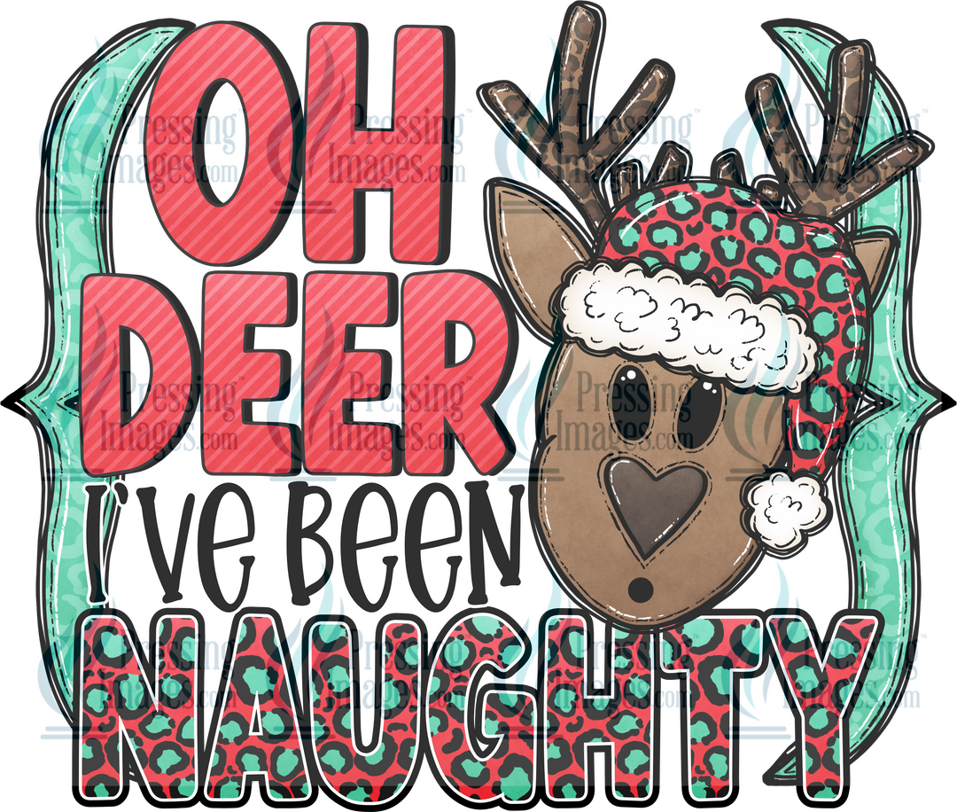 Decal: 1585 Oh Deer I've Been Naughty