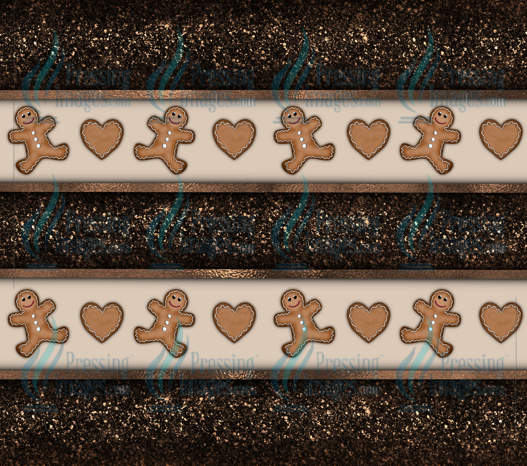5454 Gingerbread Cookies Tumbler Wrap