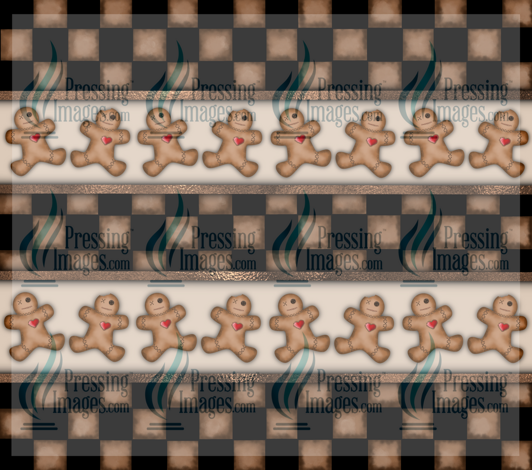 6407 Gingerbread Voodoo Tumbler Wrap