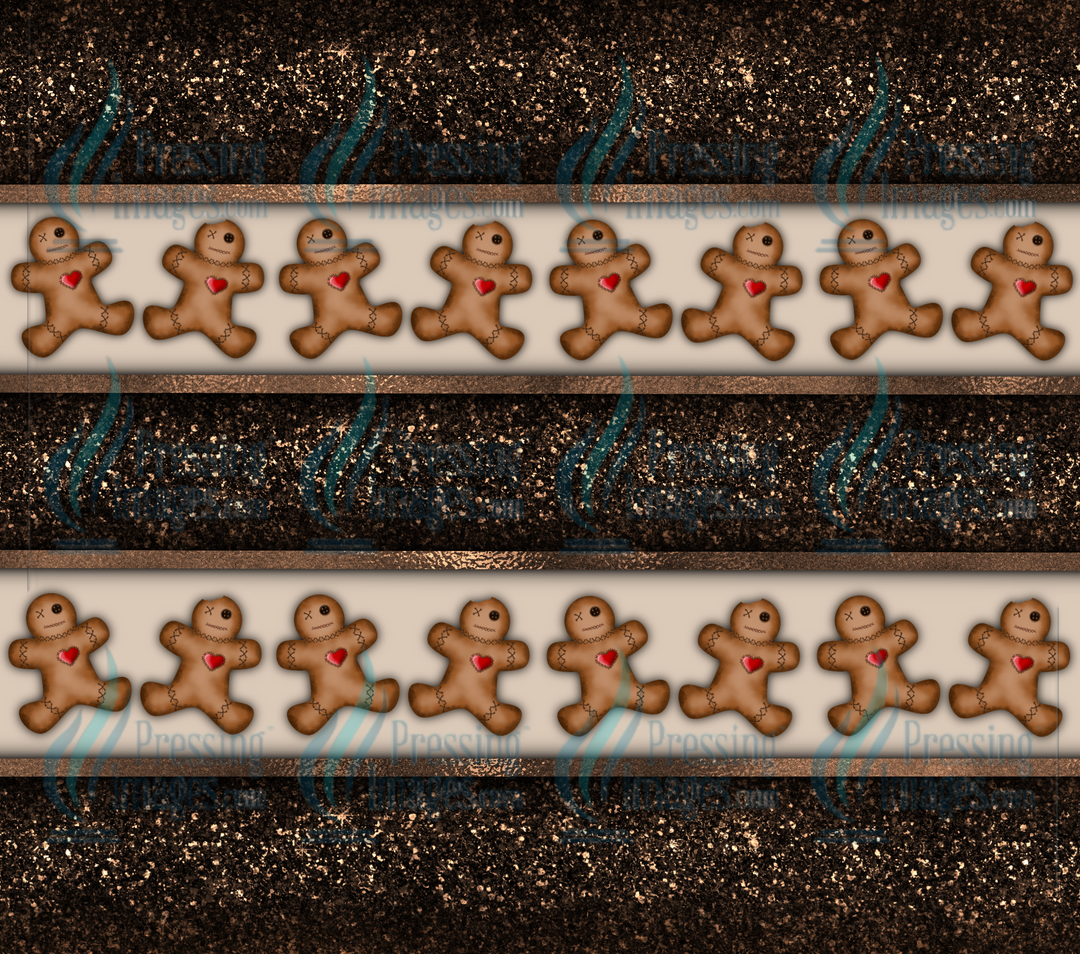 6092 Gingerbread Tumbler Wrap