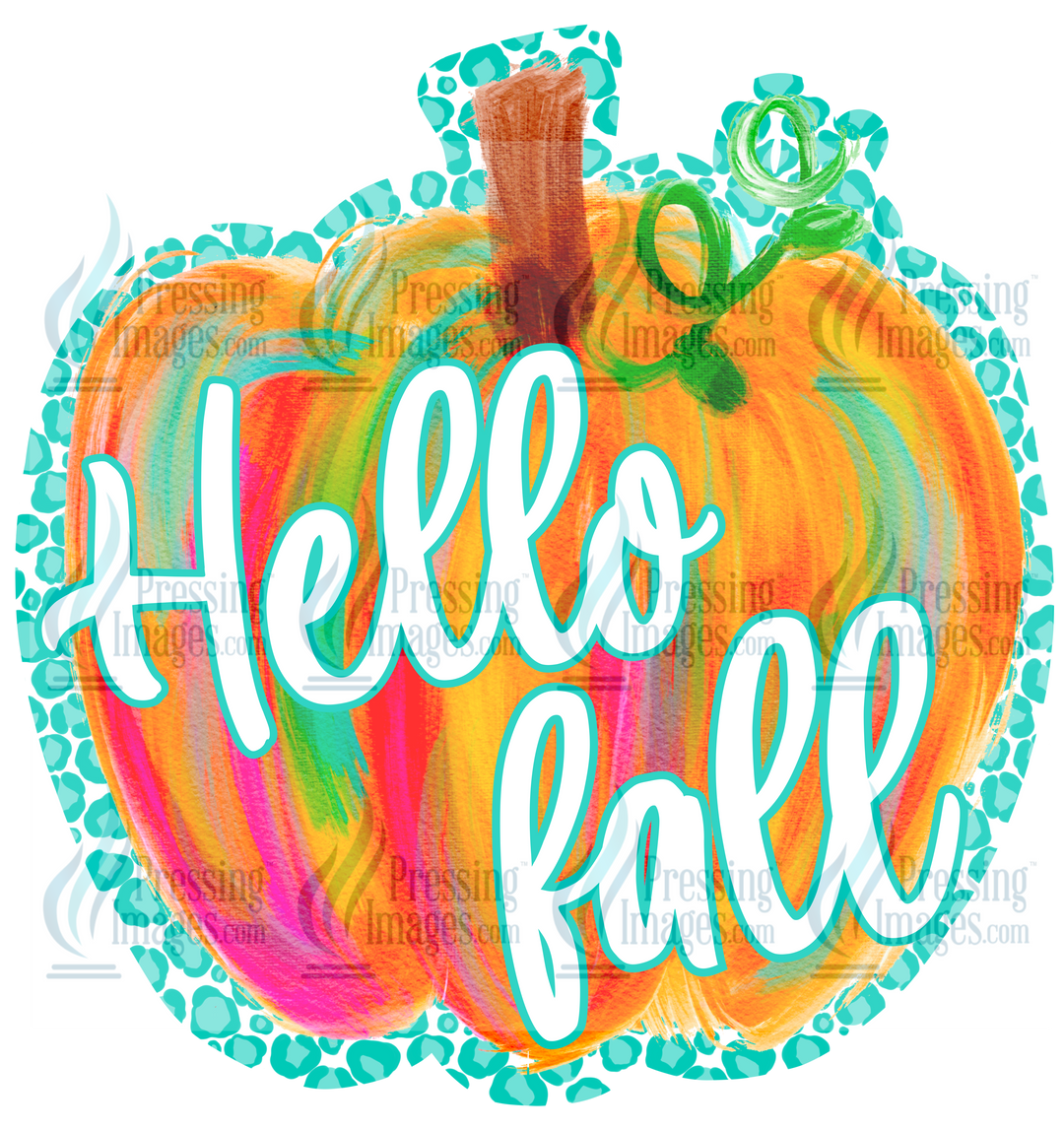 Decal: 1623 Hello Fall Pumpkin