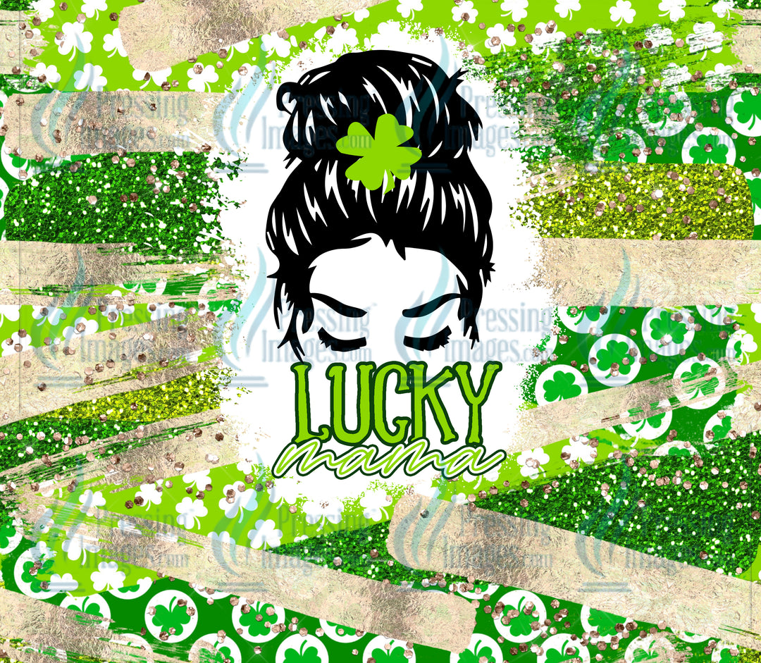 6128 Lucky Mama Tumbler Wrap