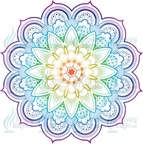 Decal: 1982 Mandala Coloring Book buddhism.