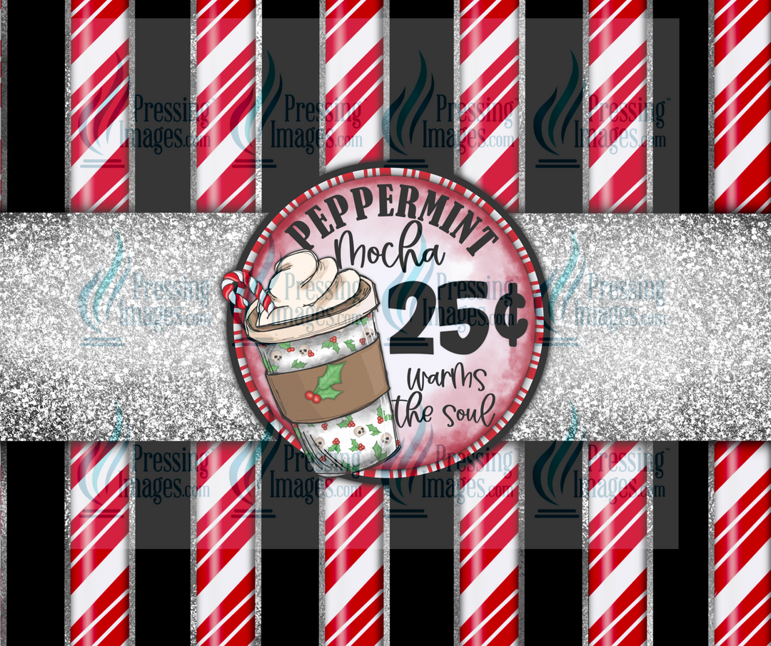 6432 Peppermint Mocha Tumbler Wrap