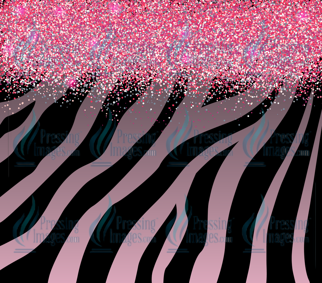 6161 Pink Zebra Tumbler Wrap