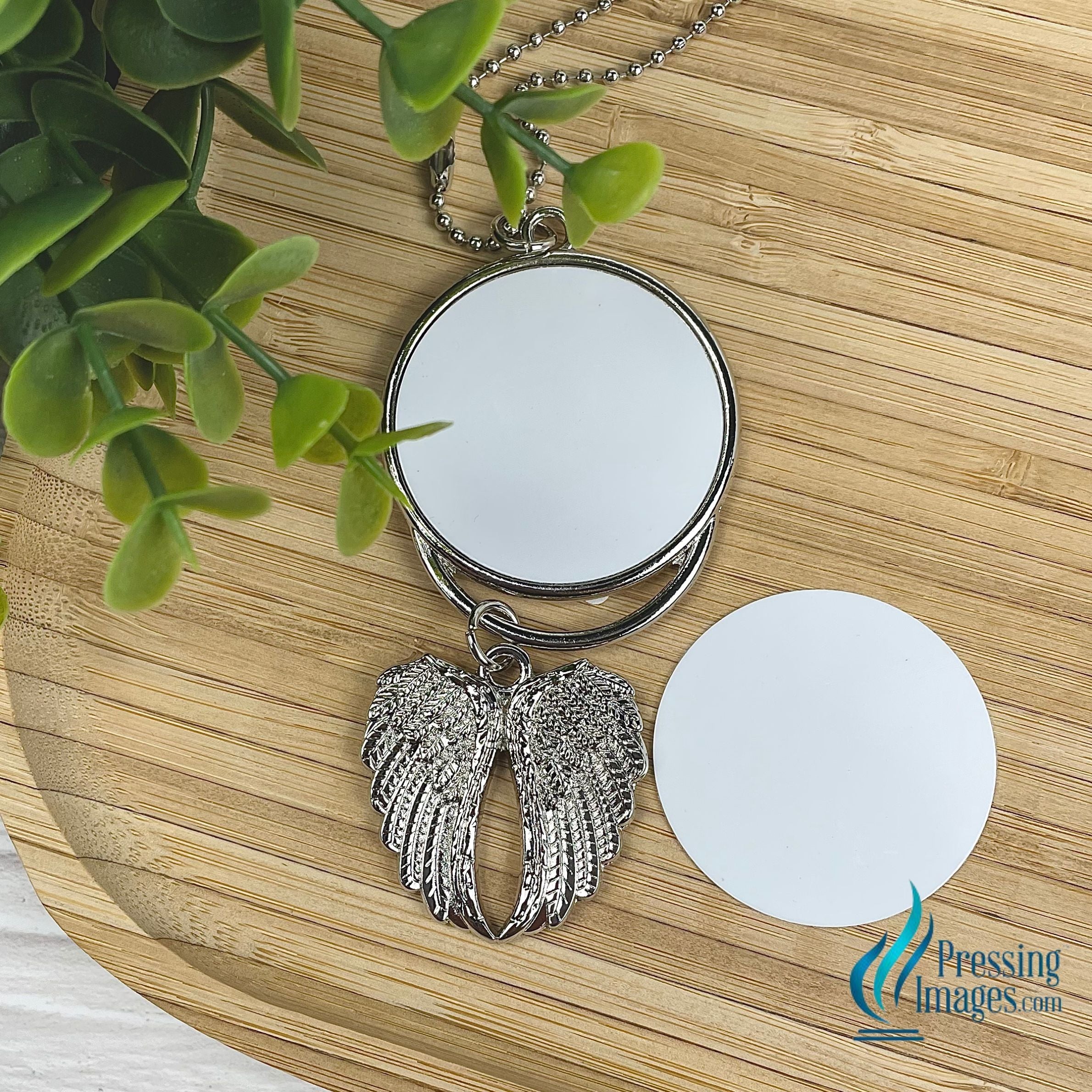 Gold or Silver Angel Wings Car Hanger Key Chain