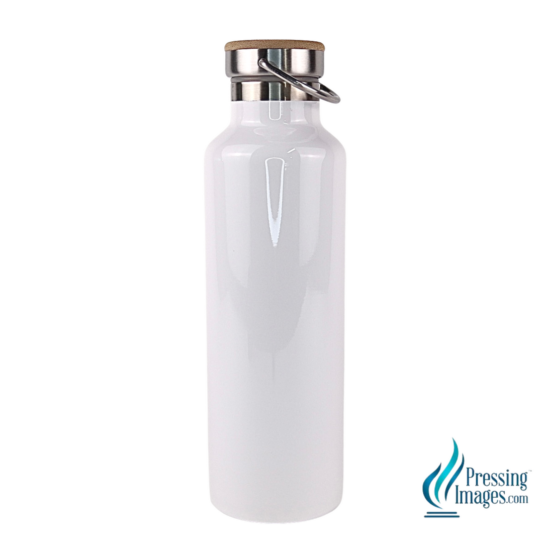 White Sublimation 25oz Water Bottle <p>- STRAW NOT INCLUDED - 110094